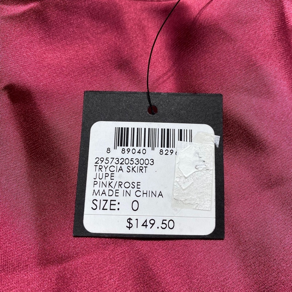 Club Monaco Women's Trycia 90s Inspired Slip Skirt Size‎ 0 Pink - Picture 6 of 14